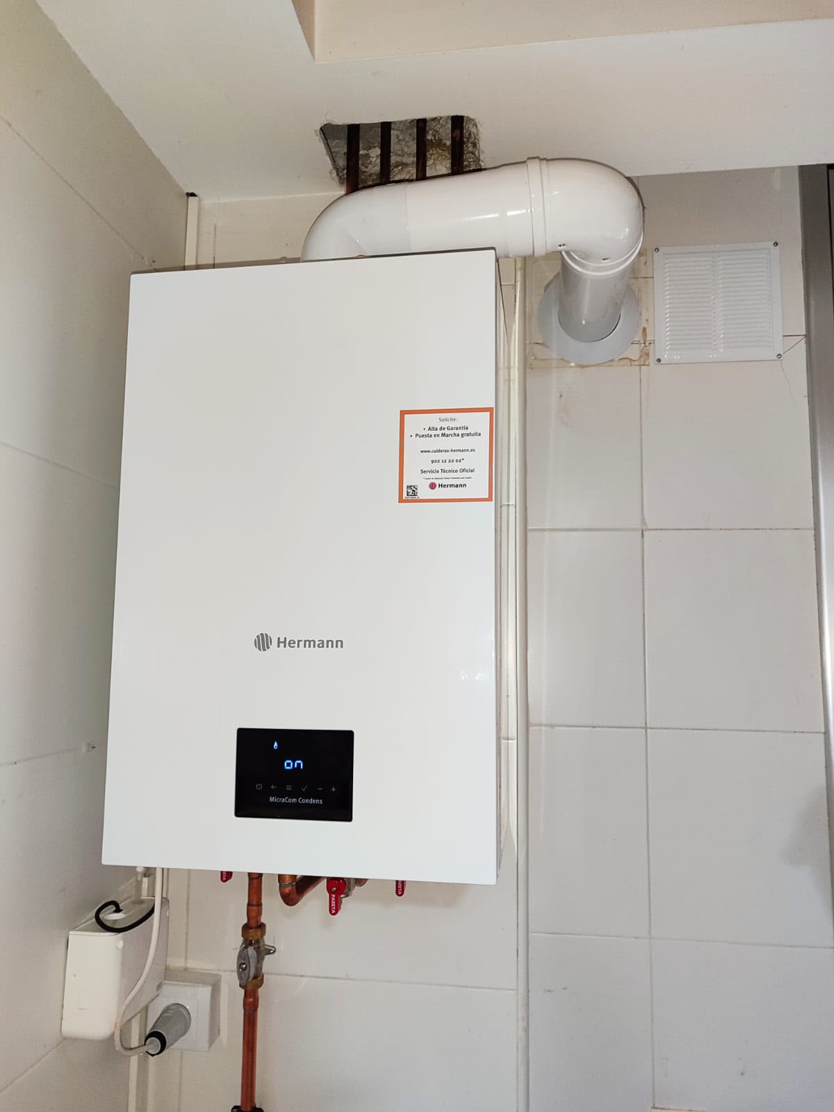 Instalación de calefacción realizada por Jiménez